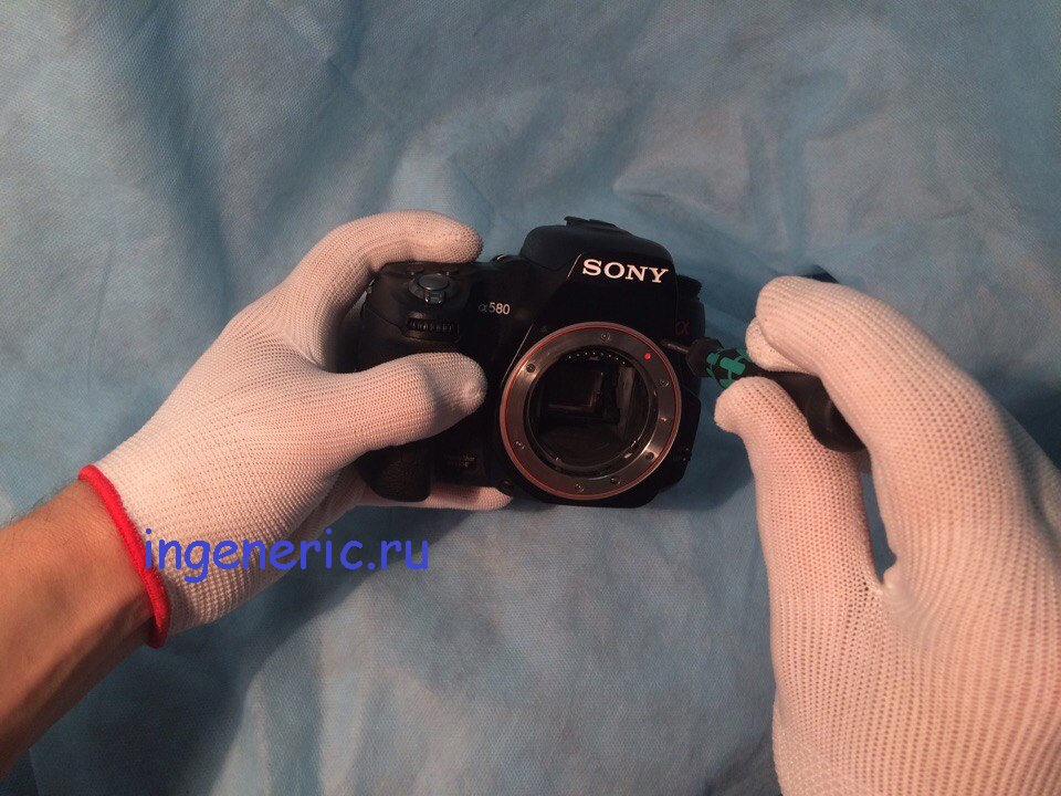 Ремонт зеркальных фотоаппаратов Sony